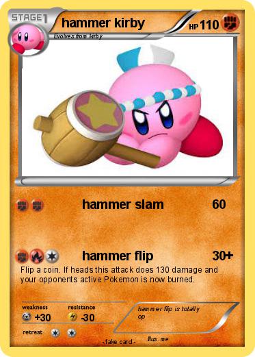 Pokemon hammer kirby