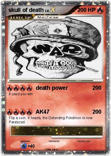Pokemon skull of death