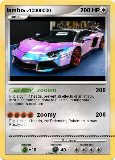 Pokemon lambo