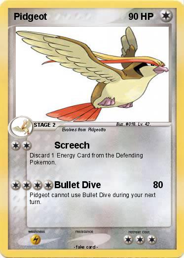 Pokemon Pidgeot