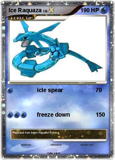 Pokemon Ice Raquaza
