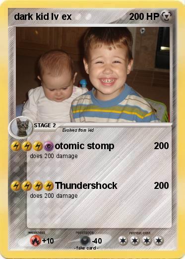 Pokemon dark kid lv ex