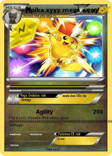 Pokemon pika xyyy mega ex xy