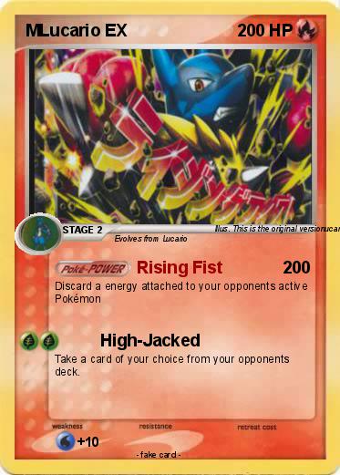 Pokemon MLucario EX