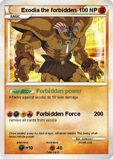 Pokemon Exodia the forbidden
