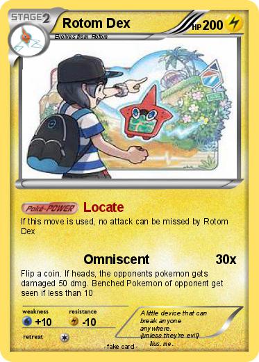 Pokemon Rotom Dex