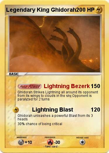 Pokemon Legendary King Ghidorah