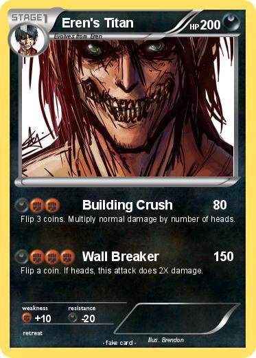 Pokemon Eren's Titan