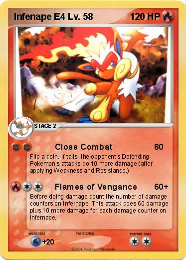 Pokemon Infenape E4 Lv. 58