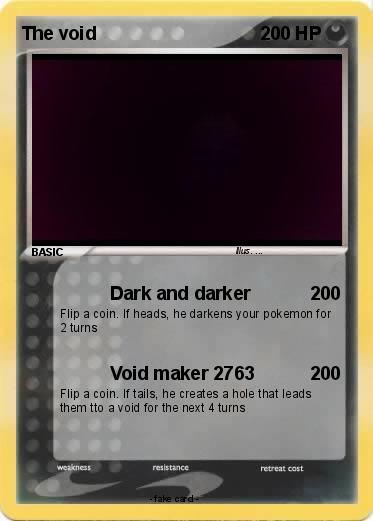 Pokemon The void