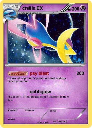 Pokemon crsilla EX