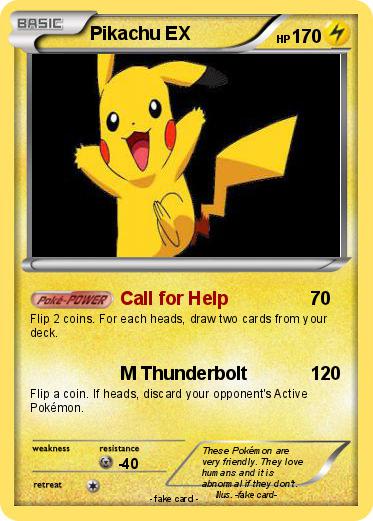 Pokemon Pikachu EX