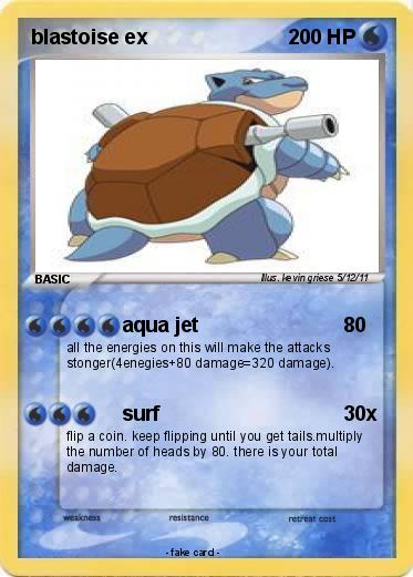 Pokemon blastoise ex