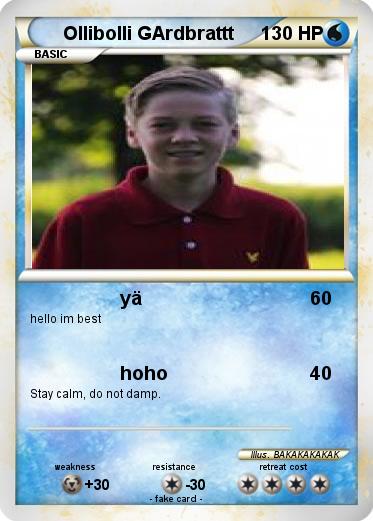 Pokemon Ollibolli GArdbrattt