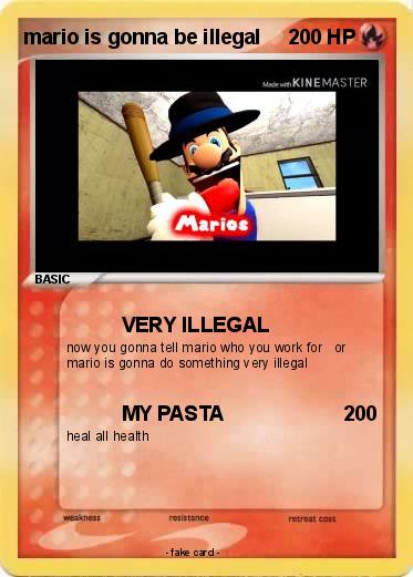 Pokemon mario is gonna be illegal