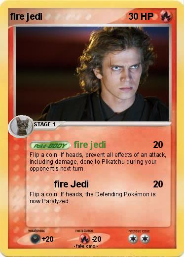 Pokemon fire jedi