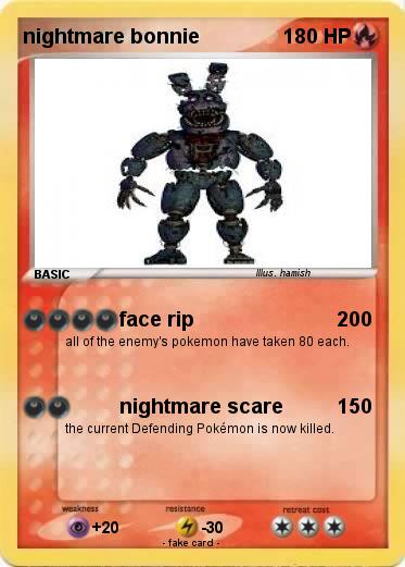 Pokemon nightmare bonnie
