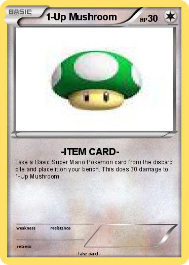 Pokemon 1-Up Mushroom