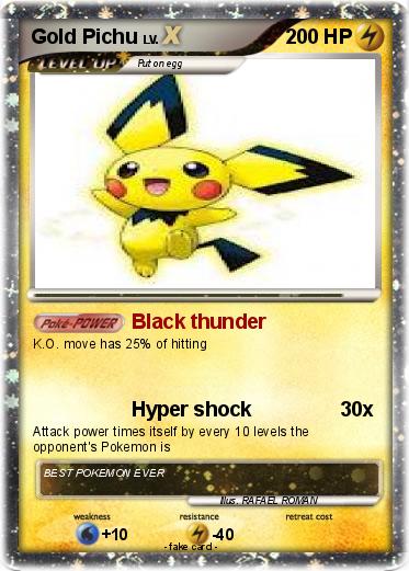 Pokemon Gold Pichu
