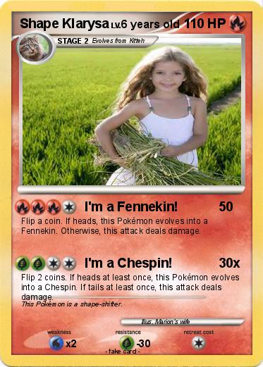 Pokemon Shape Klarysa