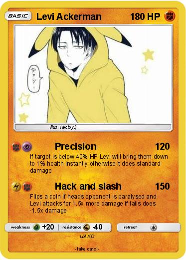 Pokemon Levi Ackerman