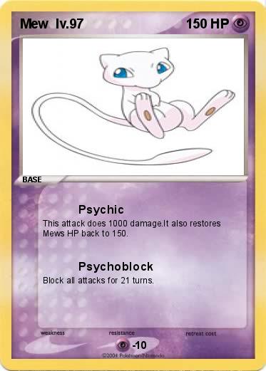 Pokemon Mew  lv.97