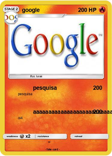 Pokemon google