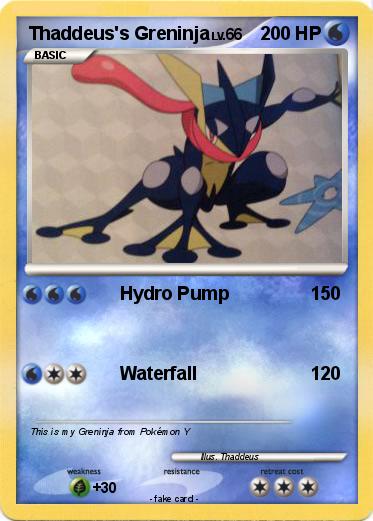 Pokemon Thaddeus's Greninja