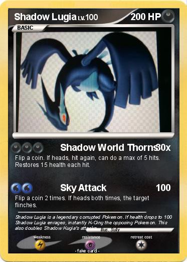 Pokemon Shadow Lugia
