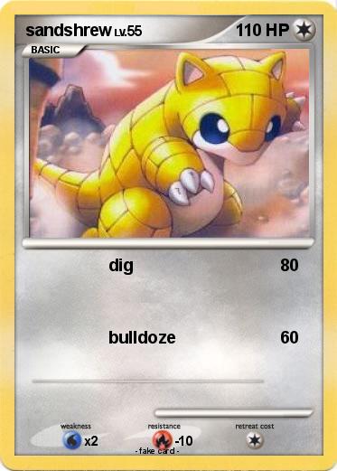 Pokemon sandshrew