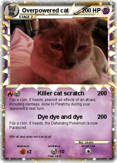 Pokemon Overpowered cat