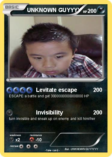 Pokemon UNKNOWN GUYYYY