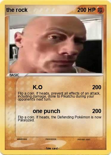 Pokemon the rock