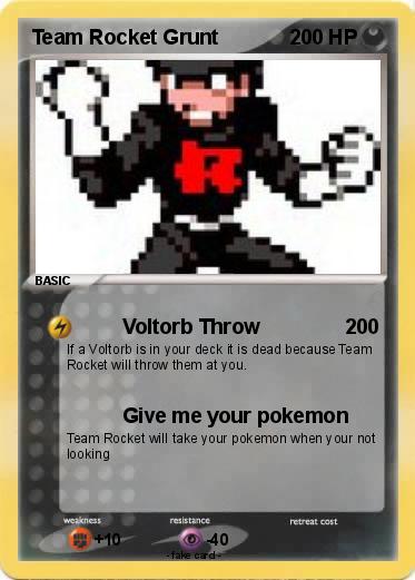 Pokemon Team Rocket Grunt