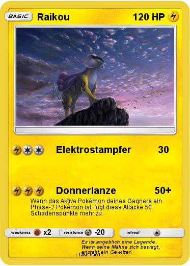 Pokemon Raikou