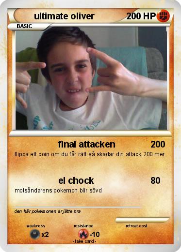 Pokemon ultimate oliver