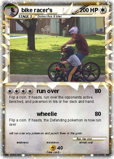 Pokemon bike racer's