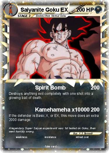 Pokemon Saiyanite Goku EX