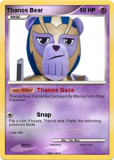 Pokemon Thanos Bear
