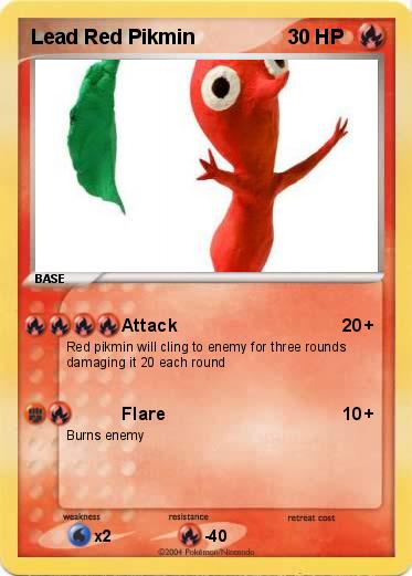 Pokemon Lead Red Pikmin