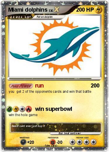 Pokemon Miami dolphins