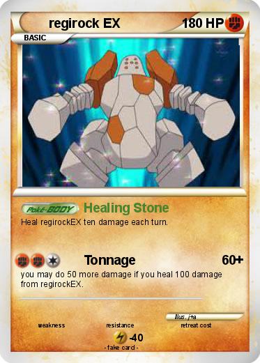 Pokemon regirock EX