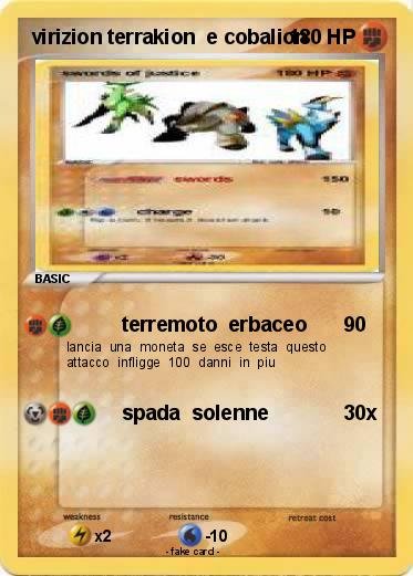 Pokemon virizion terrakion  e cobalion