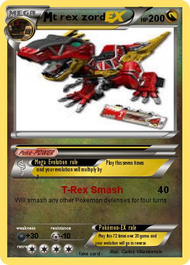 Pokemon t rex zord
