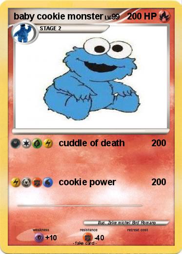Pokemon baby cookie monster