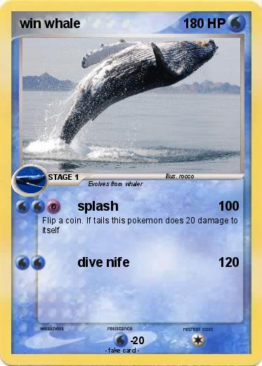 Pokemon win whale