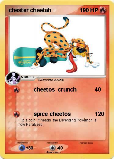 Pokemon chester cheetah