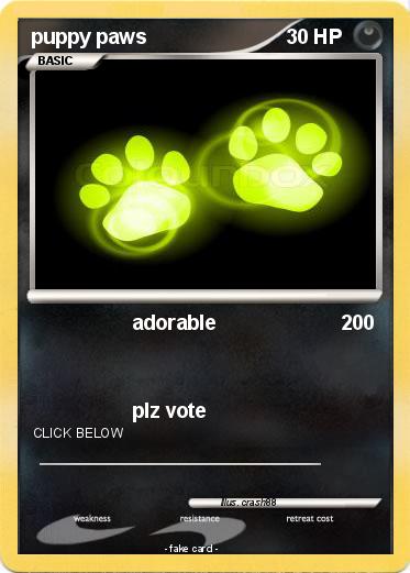 Pokemon puppy paws