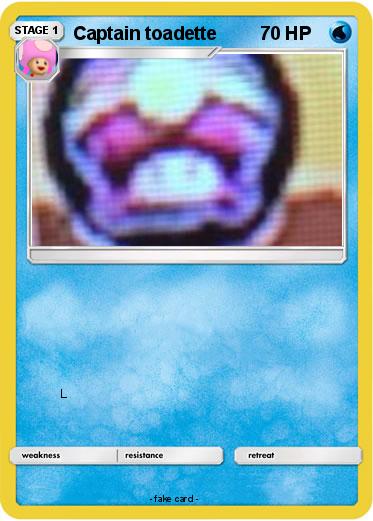Pokemon Captain toadette