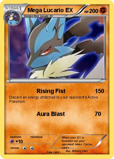 Pokemon Mega Lucario EX